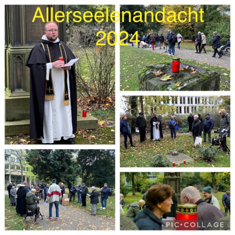 Allerseelen-Andacht am 2. Nov. 2024